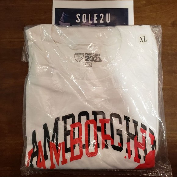 Yams Day 2021 Face Yamborghini Men's T-Shirt XL - Picture 2 of 4